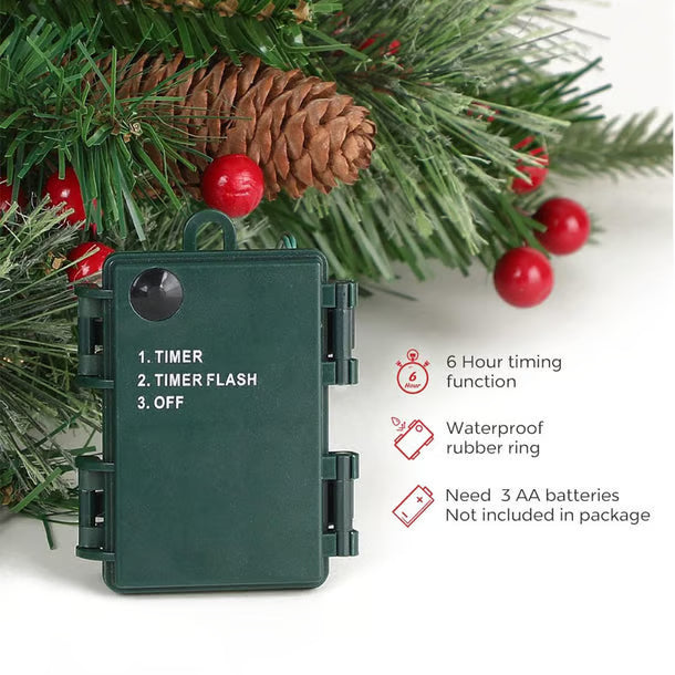 🔥Продадени над 10 000 броя! 🏆 Хитова изкуствена мини коледна елха за 2025 година🎄