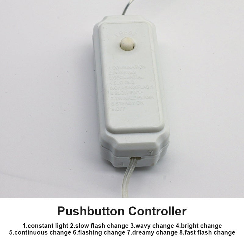 🎄Ранна коледна промоция - 50% отстъпка🎁 Медна светлинна гирлянда с ефект на фойерверки ✅