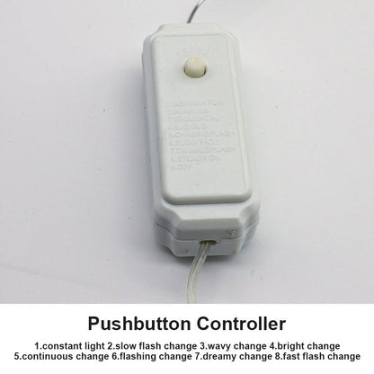 🎄Ранна коледна промоция - 50% отстъпка🎁 Медна светлинна гирлянда с ефект на фойерверки ✅